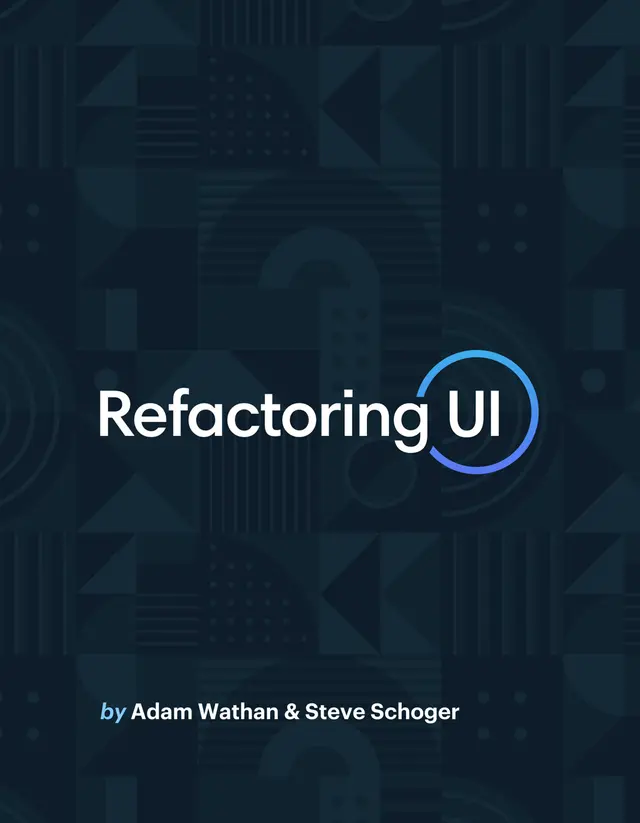 Cover of Refactoring UI