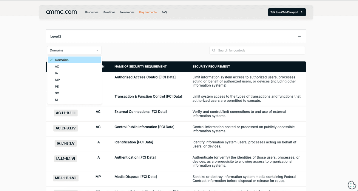 CMMC screenshot 4