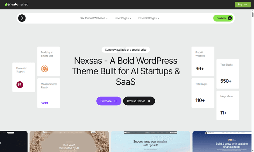 Next SaaS Wordpress Theme