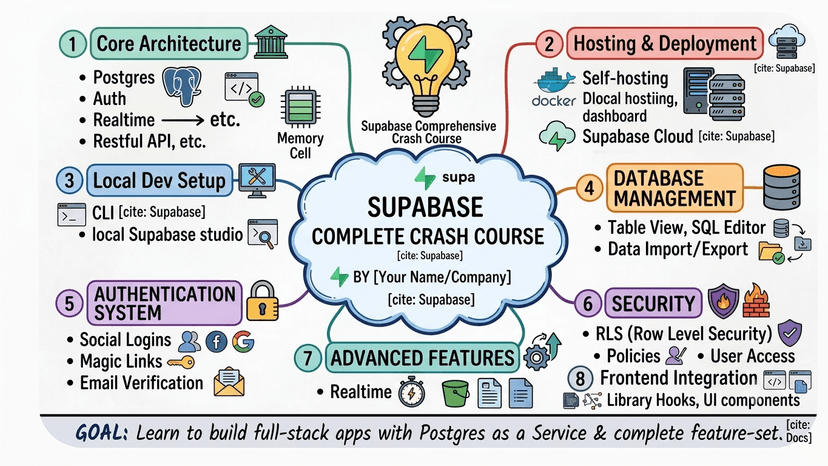 Supabase Complete Crash Course
