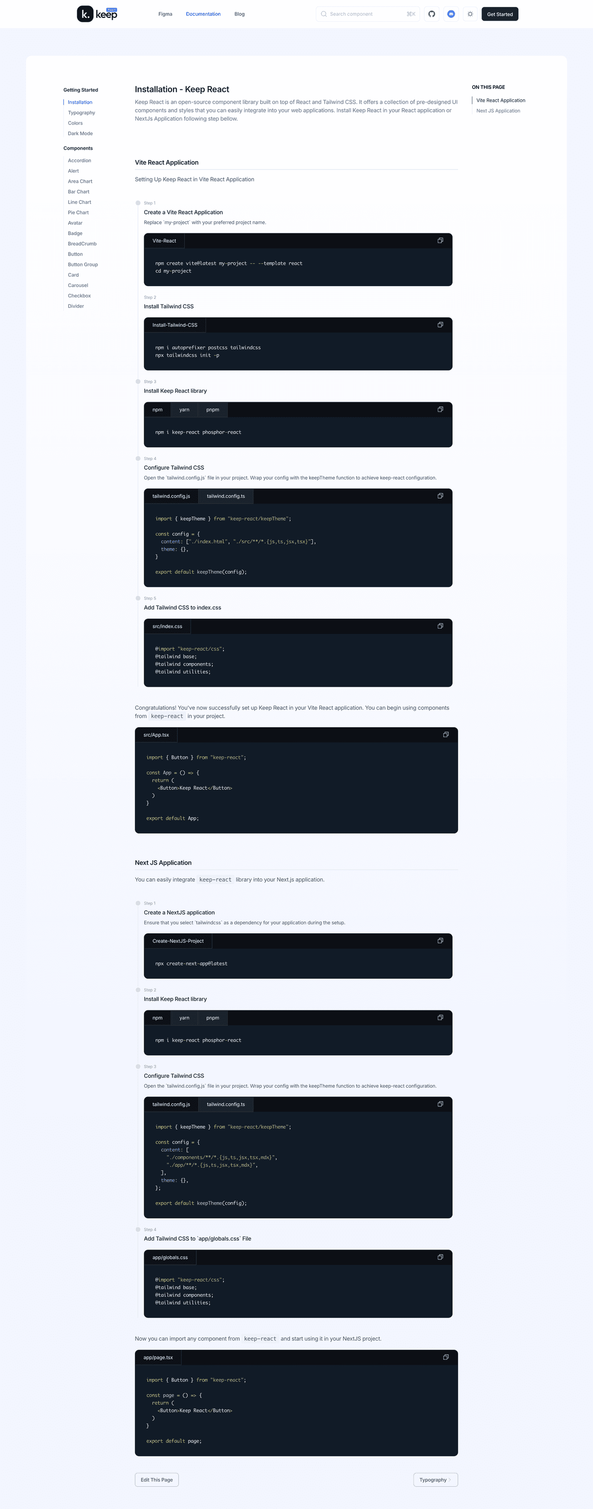 React Keep Design screenshot 1